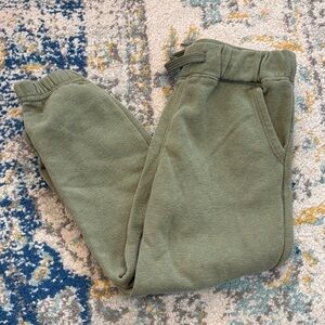 Old Navy Kids Olive Fleece Joggers